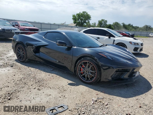 2023 Chevrolet Corvette 3LT with VIN 1G1YC3D47P5500302, listed as a Copart auction lot 62769995 with 768 mi miles and Salvage title. Bid and sale history available at DreamBid. Image 4.