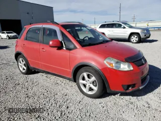 2007 Suzuki SX4 with VIN JS2YB413075103757, listed as a Copart auction lot 46466245 with 56,471 mi miles and Salvage Title. Bid and sale history available at carsss.com. Image 4.