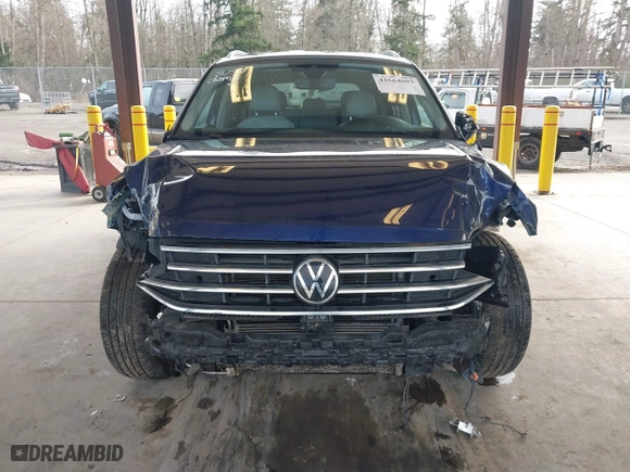 2022 Volkswagen Tiguan SE with VIN 3VV2B7AX5NM118400, listed as a IAAI auction lot 41664009 with 85,101 mi miles. Bid and sale history available at carsss.com. Image 12.