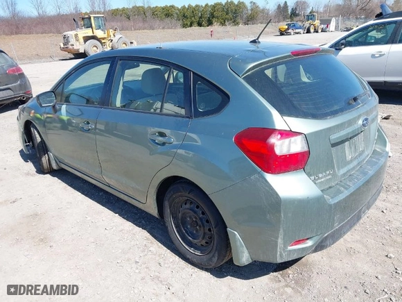 2015 Subaru Impreza Wagon 2.0i with VIN JF1GPAA69FG284124, listed as a IAAI auction lot 41890925 with 122,926 mi miles. Bid and sale history available at carsss.com. Image 3.