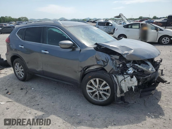 2019 Nissan Rogue S with VIN 5N1AT2MV4KC740015, listed as a Copart auction lot 53716465 with 79,938 mi miles and Salvage Title. Bid and sale history available at carsss.com. Image 4.