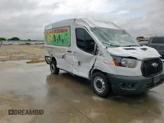 2023 Ford Transit with VIN 1FTYE1CGXPKA13081, listed as a Copart auction lot 55583935 with 126,698 mi miles and Salvage title. Bid and sale history available at DreamBid. Image 14.
