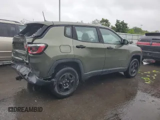 2018 Jeep Compass Sport z VIN 3C4NJDABXJT163155, wystawiony jako Copart lot #58648405 z przebiegiem 93 099 mil mil oraz Szkoda całkowita • Salvage title. Historia ofert i sprzedaży dostępna na DreamBid. Obrazek 3.