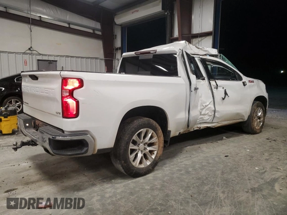2020 Chevrolet Silverado 1500 LTZ with VIN 3GCUYGED5LG407858, listed as a Copart auction lot 89135715 with 86,088 mi miles and Salvage Title. Bid and sale history available at DreamBid. Image 3.