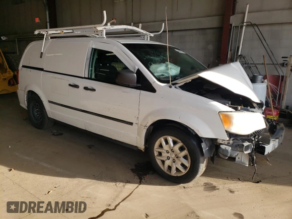 2014 Ram Cargo Van Tradesman with VIN 2C4JRGAG5ER226093, listed as a Copart auction lot 70608794 with 0 mi miles and Salvage Title. Bid and sale history available at carsss.com. Image 4.