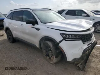 2021 Kia Sorento S with VIN 5XYRLDLC7MG030138, listed as a Copart auction lot 48244465 with 57,480 mi miles and Salvage Title. Bid and sale history available at carsss.com. Image 4.
