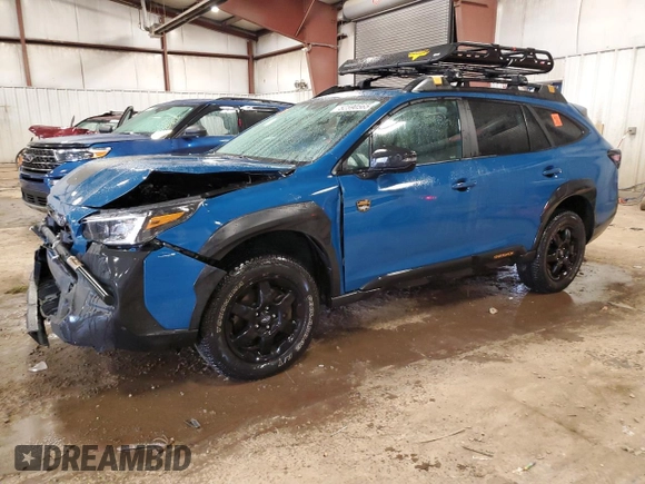 2023 Subaru Outback Wilderness with VIN 4S4BTGUD5P3222477, listed as a Copart auction lot 52590565 with 50,792 mi miles and Salvage title. Bid and sale history available at DreamBid. Image 1.