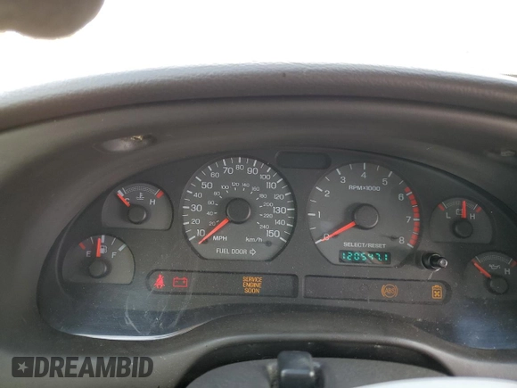 2000 Ford Mustang GT with VIN 1FAFP42X1YF257271, listed as a Copart auction lot 47665405 with 120,547 mi miles and Salvage Title. Bid and sale history available at carsss.com. Image 9.