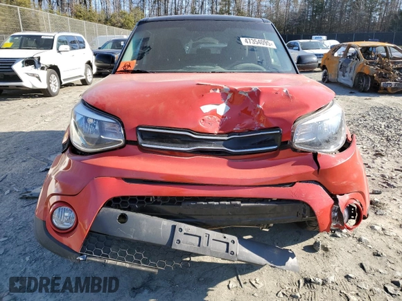 2019 Kia Soul + with VIN KNDJP3A5XK7656664, listed as a Copart auction lot 47354095 with 34,849 mi miles and Salvage Title. Bid and sale history available at DreamBid. Image 5.