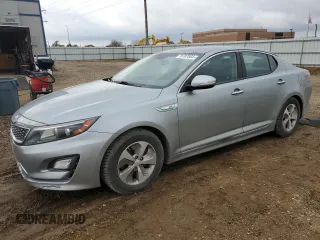 2015 Kia Optima Hybrid with VIN KNAGM4AD3F5088899, listed as a Copart auction lot 79787004 with Not Provided miles and Clean Title. Bid and sale history available at carsss.com. Image 1.