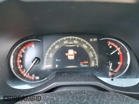 2023 Toyota RAV4 LE with VIN 2T3H1RFV3PC226242, listed as a Copart auction lot 51547474 with 42,920 mi miles and Salvage Title. Bid and sale history available at carsss.com. Image 9.