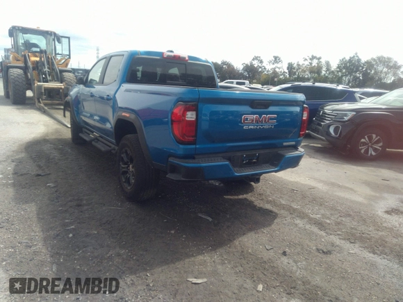 2023 GMC Canyon 2WD Elevation with VIN 1GTP5BEK7P1131310, listed as a IAAI auction lot 41473478 with 1 mi miles. Bid and sale history available at carsss.com. Image 3.