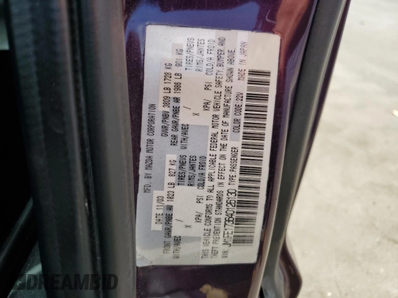2004 Mazda RX-8 z VIN JM1FE173640126130, wystawiony jako Copart lot #58770285 z przebiegiem 107 934 mil mil oraz Czysty tytuł • Clean title. Historia ofert i sprzedaży dostępna na DreamBid. Obrazek 12.