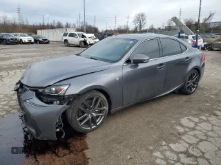 2018 Lexus IS with VIN JTHC81D26J5030646, listed as a Copart auction lot 83921254 with 51,117 mi miles and Salvage Title. Bid and sale history available at carsss.com. Image 1.