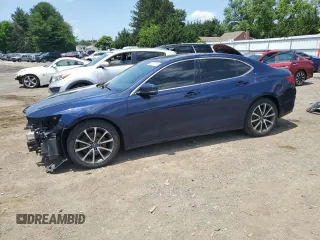 2015 Acura TLX Technology with VIN 19UUB2F55FA020498, listed as a Copart auction lot 61616285 with 124,970 mi miles and Salvage title. Bid and sale history available at DreamBid. Image 1.