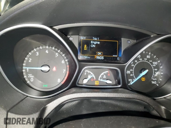2015 Ford Focus SE with VIN 1FADP3F26FL385522, listed as a Copart auction lot 57963245 with 82,794 mi miles and Salvage title. Bid and sale history available at DreamBid. Image 9.