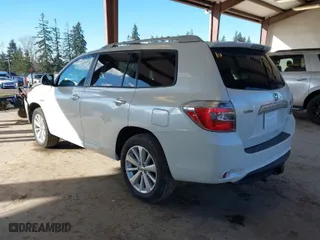 2009 Toyota Highlander Hybrid Limited with VIN JTEEW44A092035066, listed as a IAAI auction lot 41527468 with 166,339 mi miles. Bid and sale history available at carsss.com. Image 3.
