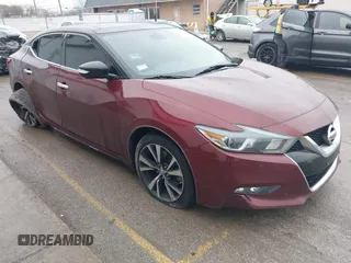 2016 Nissan Maxima 3.5 SV with VIN 1N4AA6APXGC415146, listed as a IAAI auction lot 41203313 with 92,929 mi miles. Bid and sale history available at carsss.com. Image 1.