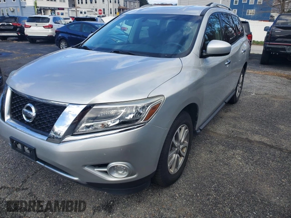 2016 Nissan Pathfinder SV with VIN 5N1AR2MM4GC64869, listed as a Copart auction lot 55058315 with 91,118 mi miles and Clean Title. Bid and sale history available at carsss.com. Image 2.