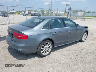 2014 Audi A4 Premium Plus with VIN WAUFFAFL9EN000649, listed as a IAAI auction lot 42261193 with 153,429 mi miles and . Bid and sale history available at DreamBid. Image 4.