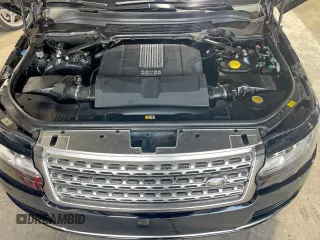 2014 Land Rover Range Rover Supercharged with VIN SALGS2TF6EA155229, listed as a Copart auction lot 57189225 with 95,369 mi miles and Salvage Title. Bid and sale history available at DreamBid. Image 7.