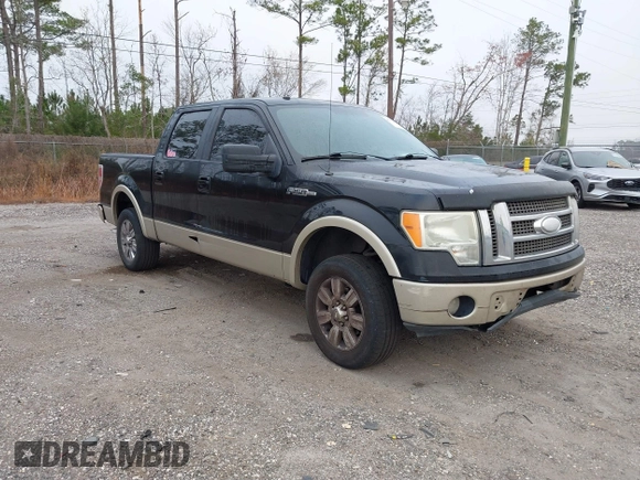 2009 Ford F-150 XL with VIN 1FTPW12VX9FB14223, listed as a IAAI auction lot 41526143 with 1 mi miles. Bid and sale history available at carsss.com. Image 1.