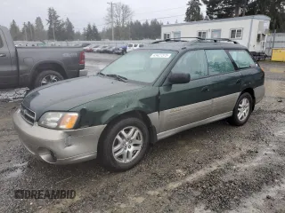 2000 Subaru Legacy Outback with VIN 4S3BH6652Y7601694, listed as a Copart auction lot 43427375 with 289,762 mi miles and Salvage title. Bid and sale history available at DreamBid. Image 1.