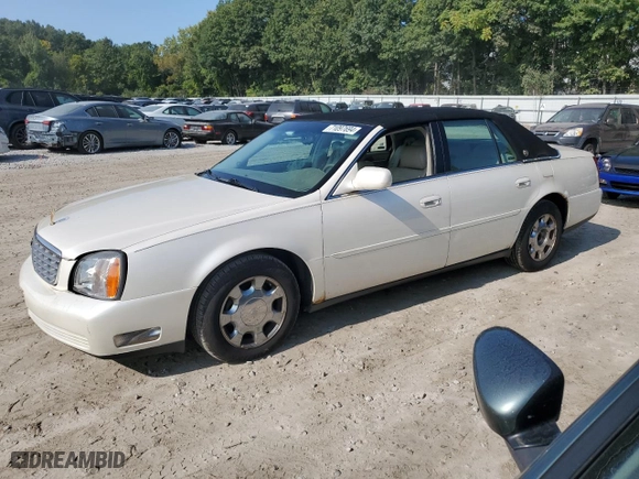 2001 Cadillac DeVille with VIN 1G6KD54YX1U158322, listed as a Copart auction lot 71097694 with 64,731 mi miles and Clean Title. Bid and sale history available at carsss.com. Image 1.