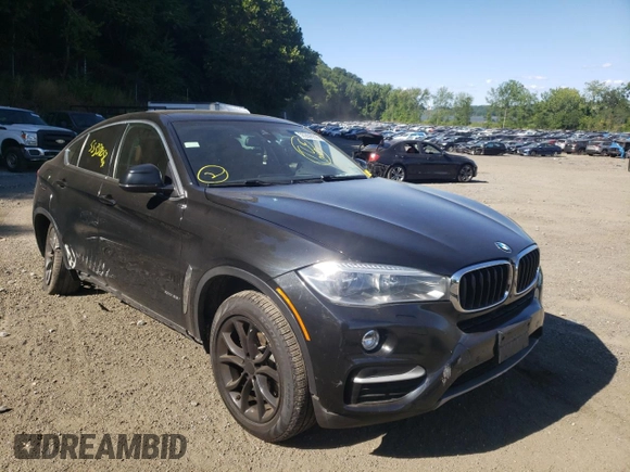 2016 BMW X6 xDrive35i with VIN 5UXKU2C53G0N81759, listed as a Copart auction lot 55359052 with 81,674 mi miles. Bid and sale history available at carsss.com. Image 1.