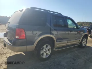 2005 Ford Explorer Eddie Bauer with VIN 1FMZU64K85UB38522, listed as a Copart auction lot 80958904 with 168,668 mi miles and Salvage title. Bid and sale history available at DreamBid. Image 3.