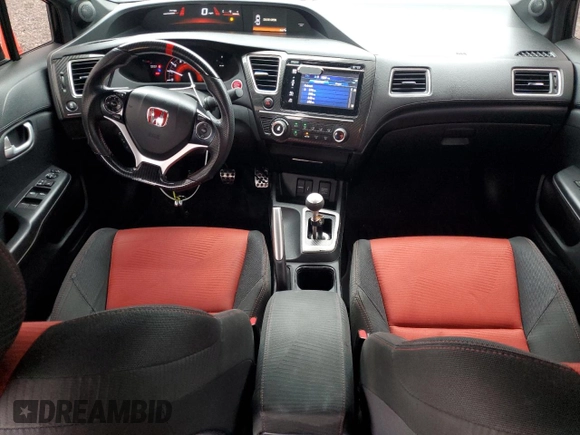 2015 Honda Civic Sedan Si with VIN 2HGFB6E56FH708397, listed as a Copart auction lot 53377305 with 112,385 mi miles and Clean Title. Bid and sale history available at carsss.com. Image 8.