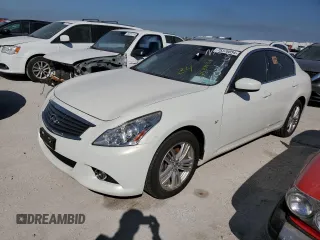2015 Infiniti Q40 with VIN JN1CV6ARXFM651204, listed as a Copart auction lot 75376854 with Not Provided miles and Clean Title. Bid and sale history available at carsss.com. Image 1.