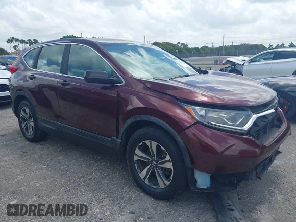 2019 Honda CR-V LX with VIN 2HKRW5H33KH402697, listed as a IAAI auction lot 41942219 with 80,826 mi miles. Bid and sale history available at carsss.com. Image 1.