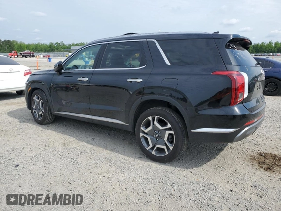 2024 Hyundai Palisade Limited z VIN KM8R5DGE0RU785025, wystawiony jako Copart lot #54611045 z przebiegiem 7 477 mil mil oraz Szkoda całkowita • Salvage title. Historia ofert i sprzedaży dostępna na DreamBid. Obrazek 2.
