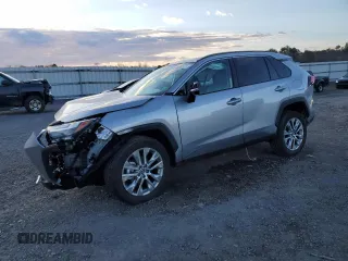 2025 Toyota RAV4 XLE Premium z VIN 2T3A1RFV0SC503018, wystawiony jako Copart lot #50606315 z przebiegiem 2 134 mil mil oraz Szkoda całkowita • Salvage title. Historia ofert i sprzedaży dostępna na DreamBid. Obrazek 1.