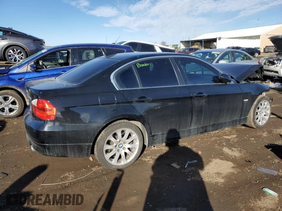 2008 BMW 3 Series 335xi with VIN WBAVD535X8A284173, listed as a Copart auction lot 43446085 with 0 mi miles and Salvage Title. Bid and sale history available at carsss.com. Image 3.