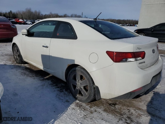 2011 Kia Forte Koup EX with VIN KNAFU6A24B5369819, listed as a Copart auction lot 42005565 with 187369 miles and Clean Title. Bid and sale history available at carsss.com. Image 2.