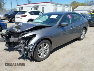 2013 Infiniti G37 x with VIN JN1CV6AR2DM358474, listed as a IAAI auction lot 42052200 with 87,273 mi miles. Bid and sale history available at carsss.com. Image 2.