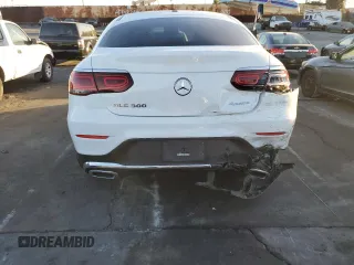 2021 Mercedes-Benz GLC with VIN W1N0J8EBXMF905170, listed as a Copart auction lot 86609244 with 46,880 mi miles and Salvage Title. Bid and sale history available at carsss.com. Image 6.