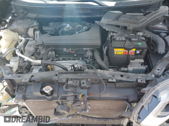 2017 Nissan Rogue SV with VIN KNMAT2MT0HP530855, listed as a Copart auction lot 54010415 with 87,443 mi miles and Salvage Title. Bid and sale history available at carsss.com. Image 12.