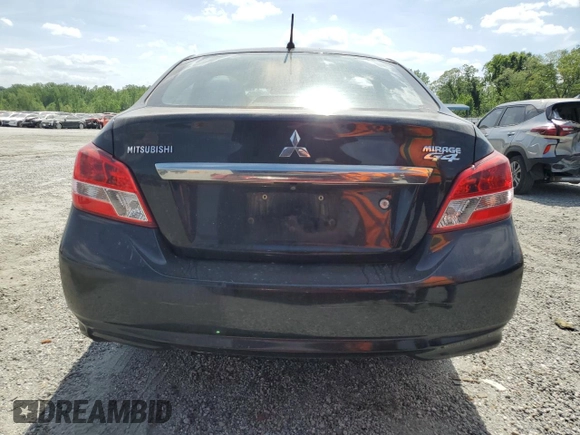 2017 Mitsubishi Mirage ES with VIN ML32F3FJ3HHF05462, listed as a Copart auction lot 53980475 with 116,548 mi miles and Salvage title. Bid and sale history available at DreamBid. Image 6.