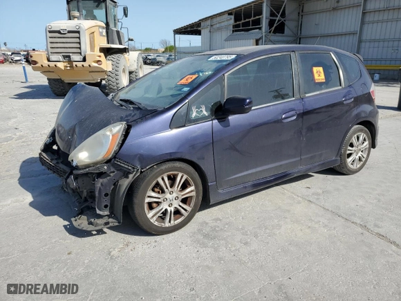 2009 Honda Fit Sport w/Navi with VIN JHMGE88649S011431, listed as a Copart auction lot 50240795 with 0 mi miles and Salvage Title. Bid and sale history available at carsss.com. Image 1.