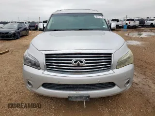 2014 Infiniti QX80 with VIN JN8AZ2NF4E9555026, listed as a Copart auction lot 59152795 with 214,144 mi miles and Clean title. Bid and sale history available at DreamBid. Image 5.