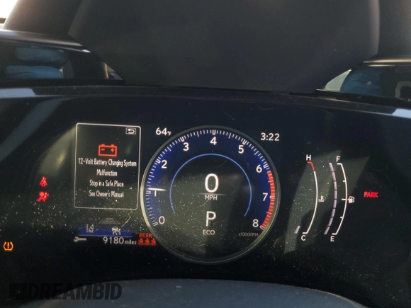 2022 Lexus NX 350 with VIN 2T2AGCEZ9NC010558, listed as a Copart auction lot 82059973 with 9,180 mi miles and . Bid and sale history available at DreamBid. Image 9.