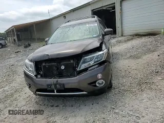 2015 Nissan Pathfinder S with VIN 5N1AR2MN2FC688193, listed as a Copart auction lot 56907995 with 112,624 mi miles and Salvage title. Bid and sale history available at DreamBid. Image 15.
