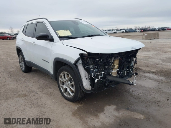 2024 Jeep Compass Latitude Lux with VIN 3C4NJDFN4RT169922, listed as a IAAI auction lot 41564166 with 16,097 mi miles and . Bid and sale history available at DreamBid. Image 1.