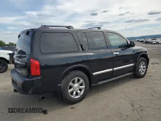 2007 Infiniti QX56 with VIN 5N3AA08C57N803676, listed as a Copart auction lot 60159054 with 216,320 mi miles and Salvage Title. Bid and sale history available at carsss.com. Image 3.
