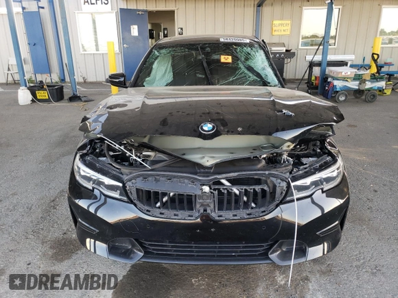 2021 BMW 3 Series 330i with VIN 3MW5R1J08M8B73547, listed as a Copart auction lot 58420085 with Not provided miles and Salvage title. Bid and sale history available at DreamBid. Image 5.