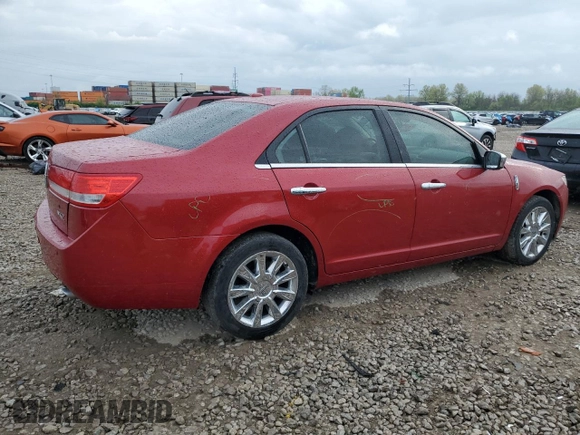 2010 Lincoln MKZ with VIN 3LNHL2GC2AR614132, listed as a Copart auction lot 54302685 with 114,034 mi miles and Salvage Title. Bid and sale history available at carsss.com. Image 3.
