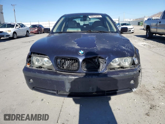2005 BMW 3 Series 330xi with VIN WBAEW53475PN37055, listed as a Copart auction lot 80079454 with 178,136 mi miles and Salvage Title. Bid and sale history available at DreamBid. Image 5.